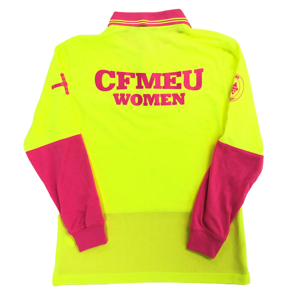 CFMEU Women Hi-Vis long sleeve