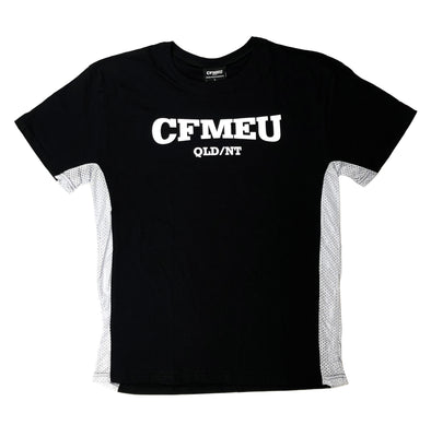 Tee - CFMEU Black Mesh